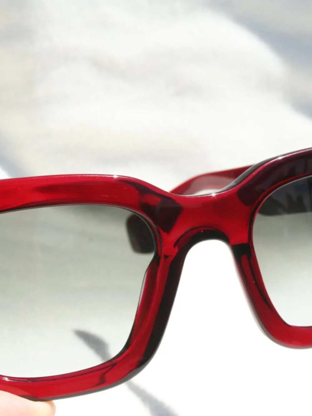NOS Red Robert La Roche x Christoph Rumpf Midnight Sunglasses Luxury High End